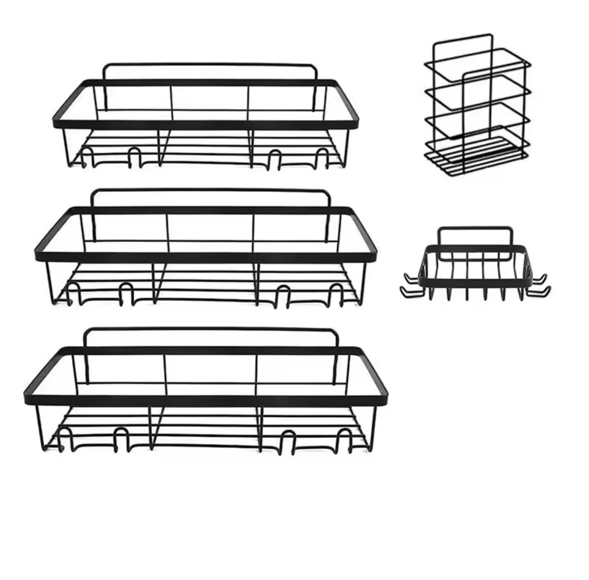 5pcs Shower Caddy Shelf - Image 2